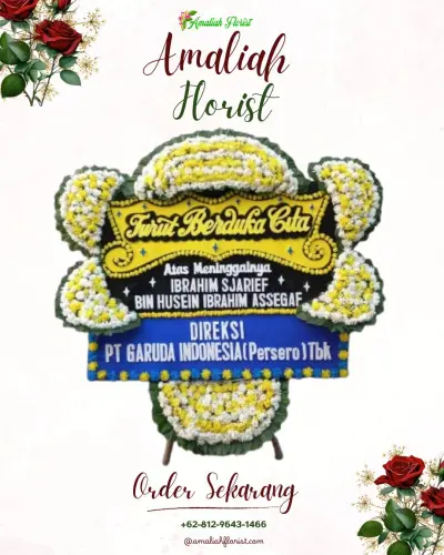 Papan Bunga Duka di Dadapan