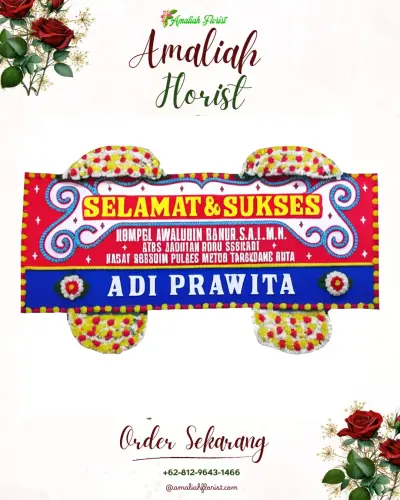 Karangan Bunga Ucapan Selamat di Dadapan